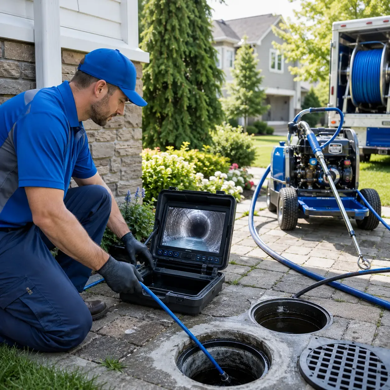 Outdoor drain cleaning professionals serving Fair Play, SC